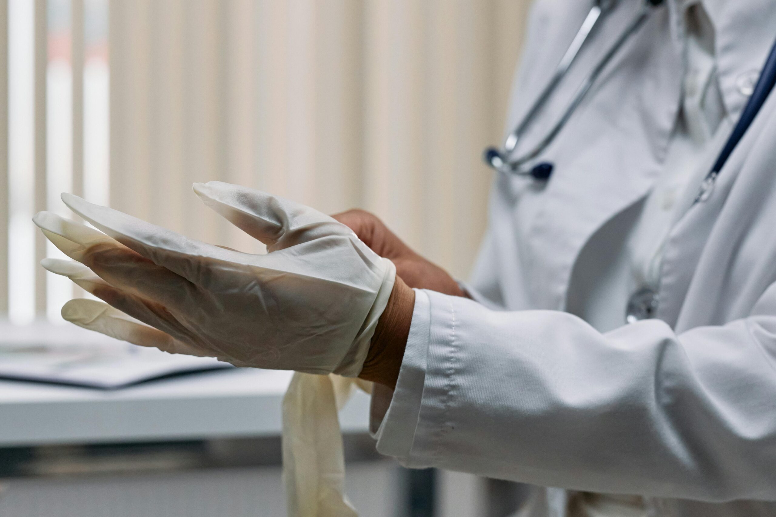 Doctor using a digital healthcare app